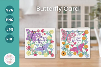 Mother's Day and Birthday Card SVG 3D Paper Dots-A-Lot 