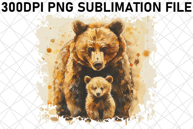 Mother's Day Animal Duo Sublimation PNG Sublimation afrosvg 