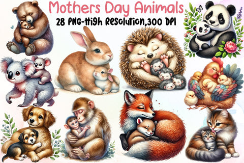 Mothers Day Animals Sublimation designartist 