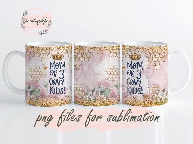 Mother’s day Breath Dragonfly Mug Wrap Design, Instant Digital Design Download Mug Wrap Design, Mug Design PNG Sublimation PrintingLife 