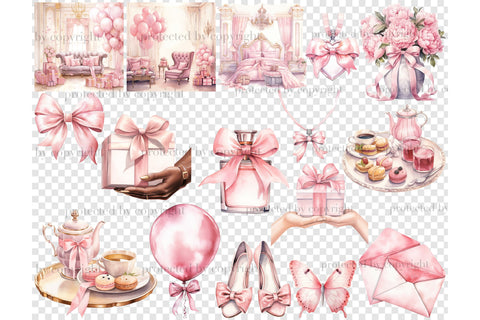 Mothers Day Clipart Bundle | Family Illustration PNG Set SVG GlamArtZhanna 