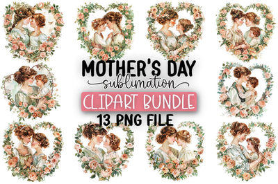 Mother's Day Clipart Bundle SVG CraftingStudio 