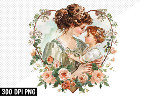 Mother's Day Clipart Bundle SVG CraftingStudio 