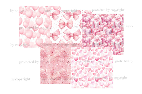 Mothers Day Digital Paper | Mom Pattern Set Digital Pattern GlamArtZhanna 