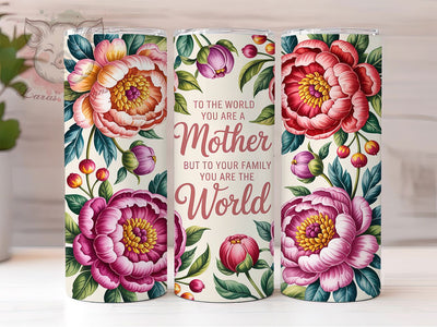 Mother’s Day Family Quote 20oz Tumbler, Family Quote, Mom Gift, Inspirational Saying, Love Theme, 20oz Tumbler Wrap, Sublimation PNG Sublimation Lara' s Designs 