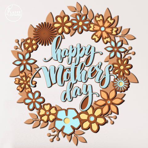 Mothers Day Fathers Day SVG Laser Cut Files Bundle - Set Of 12 Mom Dad Family Sign Laser Cut Template DXF AI CDR SVG LaserCutano 