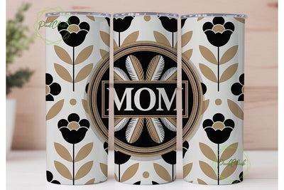 Mother's Day Floral Tumbler Wrap Sublimation PixelChick 