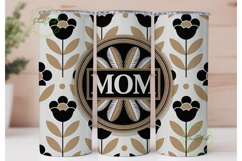 Mother's Day Floral Tumbler Wrap Sublimation PixelChick 