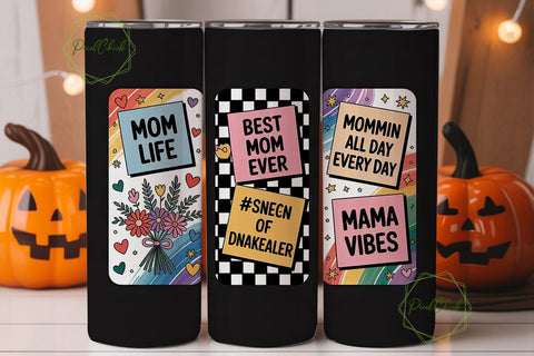 Mother's Day Floral Tumbler Wrap Sublimation PixelChick 