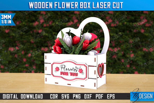 Mother's Day Flower Holders | Mother's Day Gift Idea | Flower Stand | CNC File SVG Fly Design 