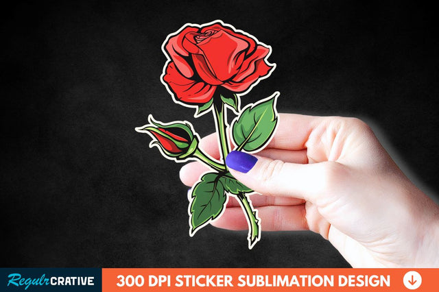 Mother's Day Flower Sticker Clipart Sublimation Regulrcrative 