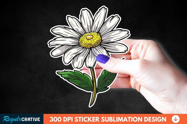 Mother's Day Flower Sticker Clipart Sublimation Regulrcrative 