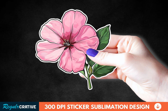 Mother's Day Flower Sticker Clipart Sublimation Regulrcrative 