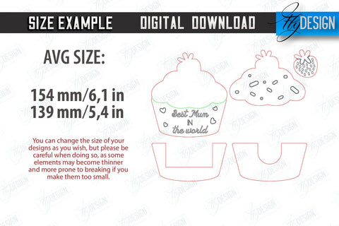 Mother's Day Gift Card Holder Bundle | Gift Idea | Greeting Cards | CNC Files SVG Fly Design 