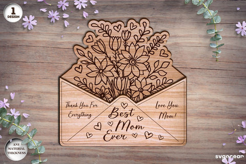 Mother's Day Gift Card Holder Bundle SVG SvgOcean 