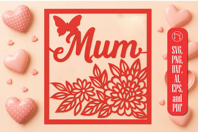 Mother’s Day Gift Card SVG Cut File SVG MD JOYNAL ABDIN 