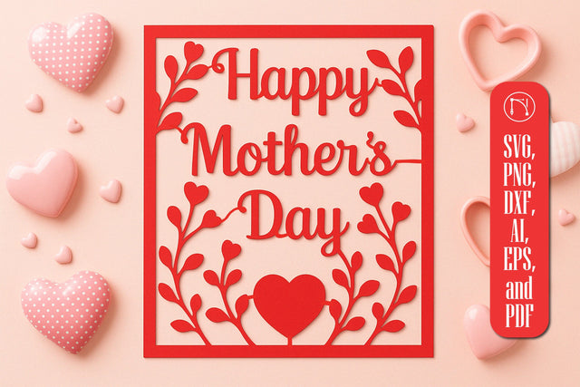 Mother’s Day Gift Card SVG Cut File SVG MD JOYNAL ABDIN 
