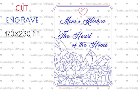 Mothers day gift, Cutting board, Kitchen decor SVG AnastasiyaArtDesign 