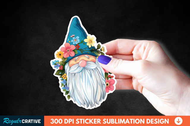 Mother's Day Gnome Sticker Clipart Sublimation Regulrcrative 