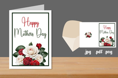 Mother's Day Greeting Card, Printable Greeting Card SVG zafrans studio 