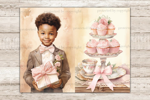 Mothers Day Junk Journal Paper | Digital Collage Sheet SVG GlamArtZhanna 