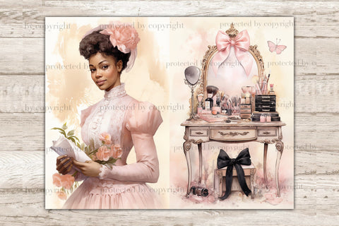 Mothers Day Junk Journal Paper | Digital Collage Sheet SVG GlamArtZhanna 