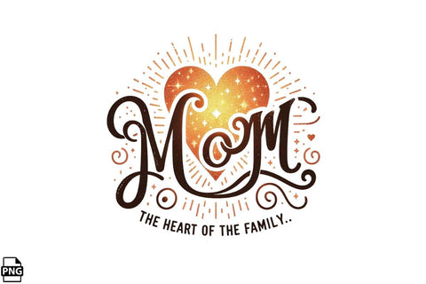 Mother's Day Mom Mama Sublimation PNG Clipart Bundle Printable File Sublimation Creativedesigntee 