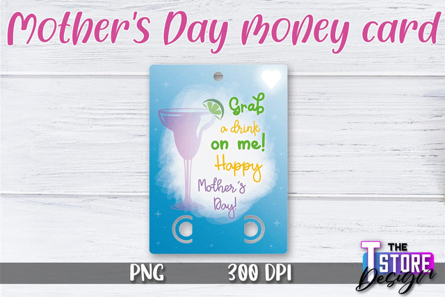 Mother's Day Money Card PNG Design | Mom Money Holder | Happy Mother's Day Sublimation The T Store Design 