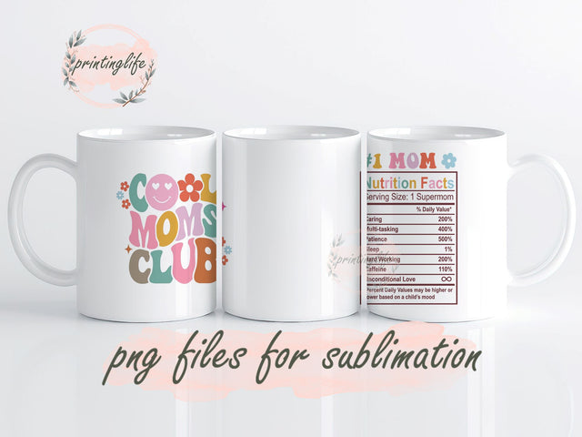 Mothers Day Mug Wrap Design, Instant Digital Design Download Mug Wrap Design, Mug Design PNG Sublimation PrintingLife 