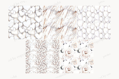 Mothers Day Paper | Neutral Mothers Day Pattern Digital Pattern GlamArtZhanna 