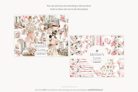 Mothers Day Paper Pattern | Floral Digital Roses Background Digital Pattern GlamArtZhanna 