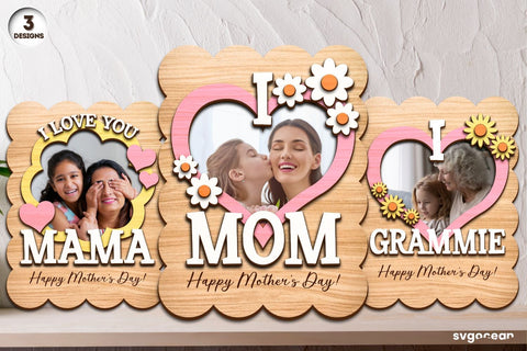 Mother's Day Photo Frame Bundle SVG SvgOcean 