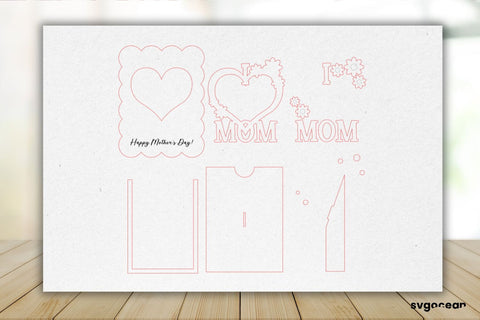 Mother's Day Photo Frame Bundle SVG SvgOcean 