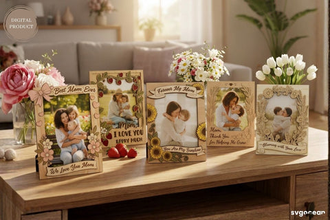 Mother's Day Photo Frames SVG Bundle SVG SvgOcean 