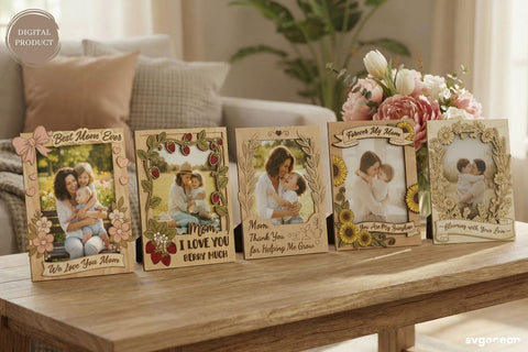 Mother's Day Photo Frames SVG Bundle SVG SvgOcean 