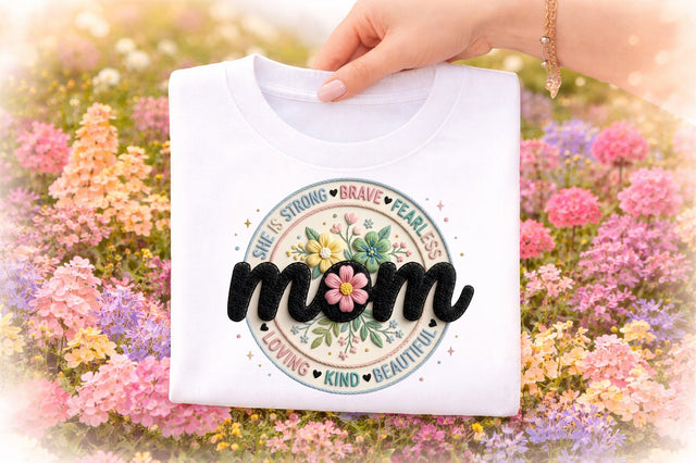 Mother's Day PNG, She is Strong Brave Sublimation designmaster24 