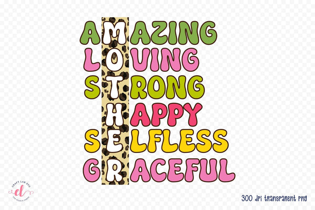 Mother's Day PNG Sublimation Design Sublimation CraftLabSVG 