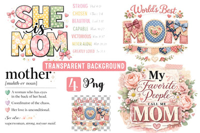 Mother's Day PNG,Faux Yarn Mother's Day png,She is Mom PNG,Mother's Day Sublimation Design,Mother's Day Shirt Design,Mother's Day Sublimation Designs,Mom Christian Shirt Design,She is mom Christian birble Verse Shirt,Christian Mom png Sublimation BlackCatsMedia 