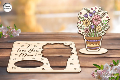 Mother's Day Pop Up Card Bundle SVG SvgOcean 