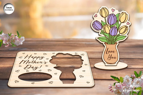 Mother's Day Pop Up Card Bundle SVG SvgOcean 