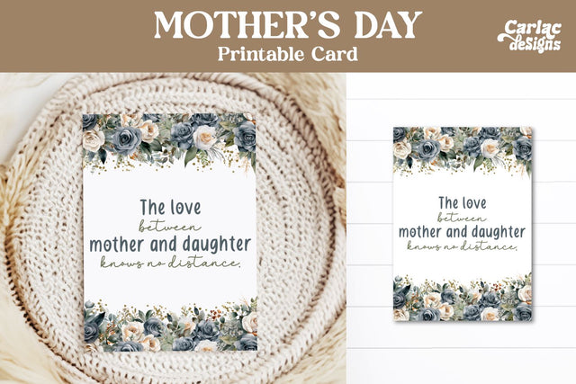 Mother's Day Printable Card Sublimation Carla C Designs 