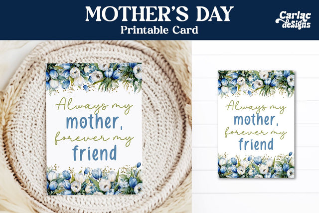 Mother's Day Printable Card Sublimation Carla C Designs 