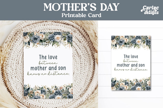 Mother's Day Printable Card Sublimation Carla C Designs 