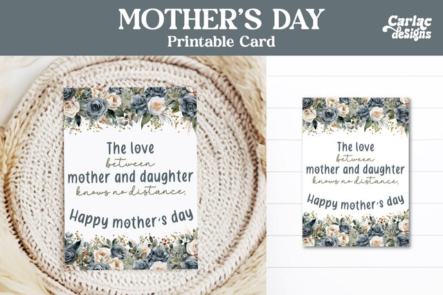 Mother's Day Printable Card Sublimation Carla C Designs 