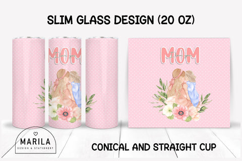 Mother's Day Skinny Tumbler sublimation designs #1 Sublimation Marilakits 