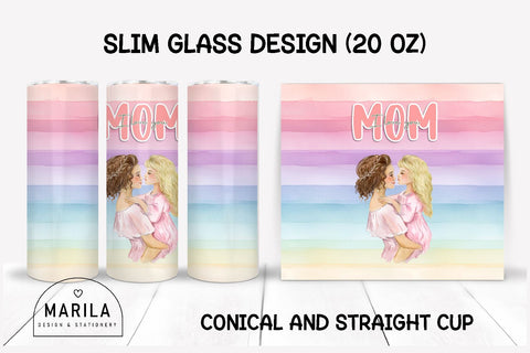 Mother's Day Skinny Tumbler sublimation designs #10 Sublimation Marilakits 