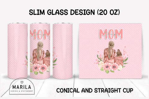 Mother's Day Skinny Tumbler sublimation designs #2 Sublimation Marilakits 
