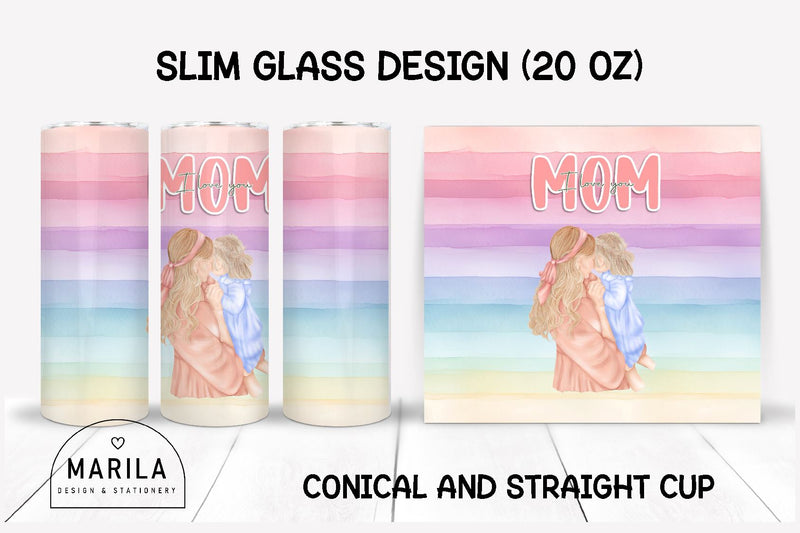 Mother's Day Skinny Tumbler sublimation designs #4 Sublimation Marilakits 