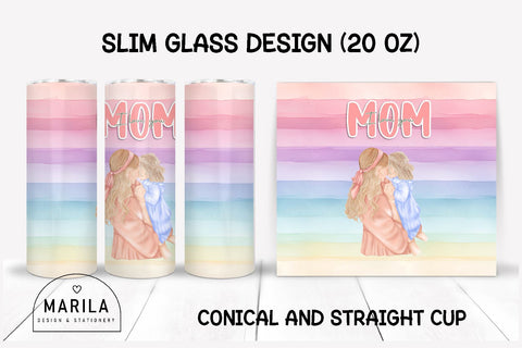 Mother's Day Skinny Tumbler sublimation designs #4 Sublimation Marilakits 