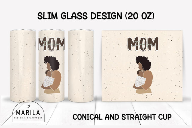 Mother's Day Skinny Tumbler sublimation designs #7 Sublimation Marilakits 